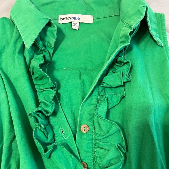 Green Collared Retro Dress - Picture 3 of 3